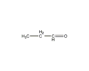 Propionaldehyde Structural Formula