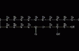 Glyceryl monostearate structural formula