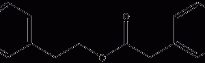 Phenethyl phenylacetate structural formula