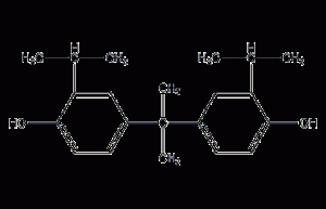 4,4'-isopropylidene (2-tert-butylphenol) structural formula