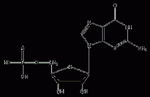 Guanylic acid structural formula