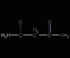 Malonamide structural formula