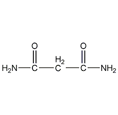 Malonamide structural formula