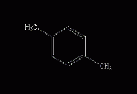 P-xylene structural formula