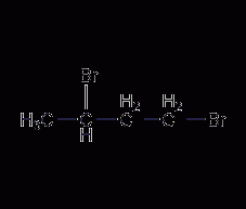 1,3-dibromobutane structural formula