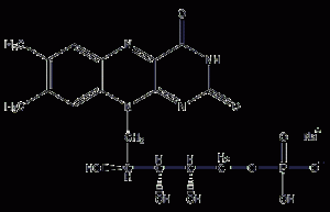 Riboflavin sodium phosphate structural formula