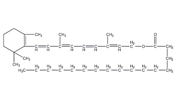 Retinyl Palmitate Structural Formula