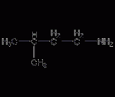 Isoamylamine structural formula