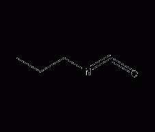 Propyl isocyanate structural formula