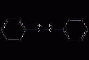 Structural formula of bibenzyl