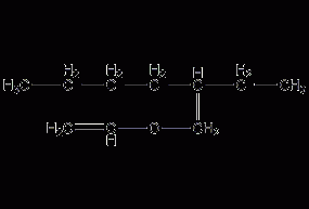 2-ethylhexylvinyl ether structural formula