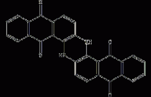 Indocanthraquinone structural formula