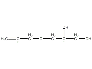 3-allyloxy-1,2-propanediol structural formula