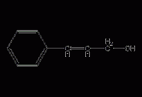 Cinnamyl alcohol structural formula