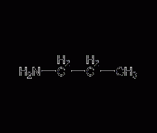 n-propylamine structural formula