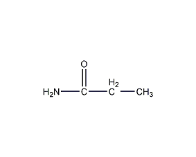 Propionamide Structural Formula