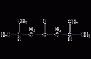 2,6-dimethyl-4-heptanone structural formula