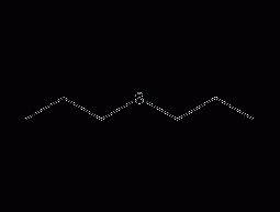 Dipropyl sulfide structural formula