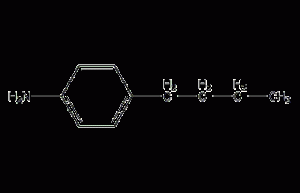 4-Butylaniline structural formula