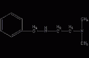 N'-benzyl-N,N-dimethylethylenediamine structural formula