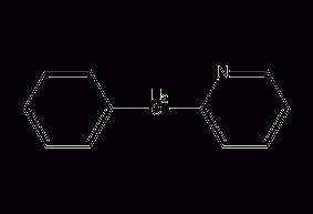 2-Benzylpyridine Structural Formula