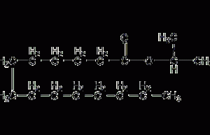 Isopropyl myristate structural formula