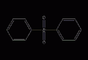 Diphenyl sulfone structural formula