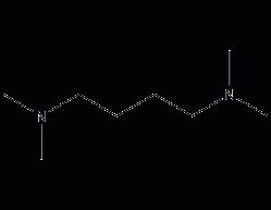 N,N,N',N'-tetramethyl-1,4-butanediamine structural formula