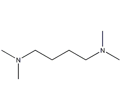 N,N,N',N'-tetramethyl-1,4-butanediamine structural formula  