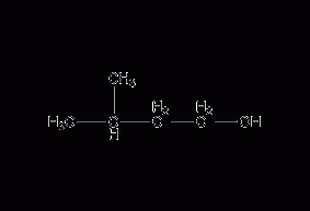 3-methyl-1-butanol structural formula