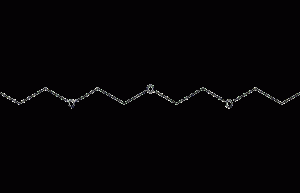 Tetraethylene glycol structural formula