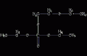 Structural formula of systemic phosphate