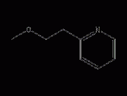 2-(2-methoxyethyl)pyridine structural formula