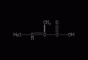 Structural formula of cisethic acid