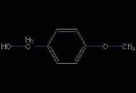 4-Methoxybenzyl alcohol structural formula