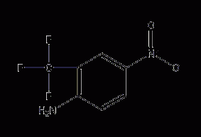 4-nitro-2-trifluoromethylaniline structural formula