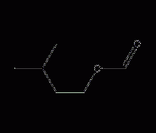 Isoamyl formate structural formula