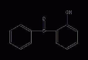 2-hydroxybenzophenone structural formula