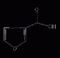 2-Furanocarboxylic acid structural formula