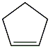 Cyclopentene structural formula