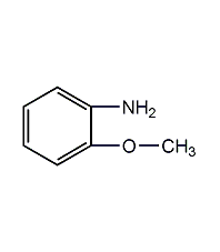 O-methoxyaniline structural formula