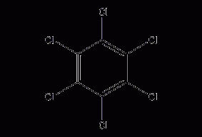 Pentachlorothiophenol structural formula