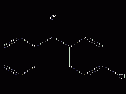 Structural formula of p-chlorodiphenyl chloride