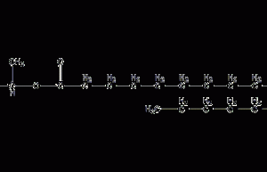 Isopropyl palmitate structural formula