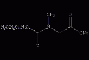 Sodium lauryl sarcosinate structural formula