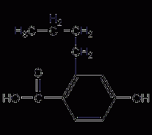 Butyl paraben structural formula