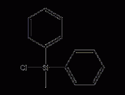 Diphenylmethylchlorosilane structural formula