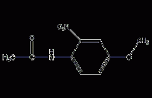 4'-methoxy-2-nitroacetanilide structural formula