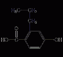 Propyl paraben structural formula