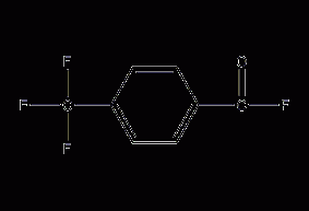 4-(trifluoromethyl)benzoyl fluoride structural formula